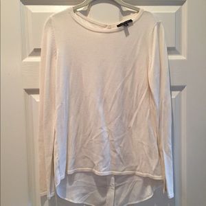 Ann Taylor sweater button up back, Large NWT